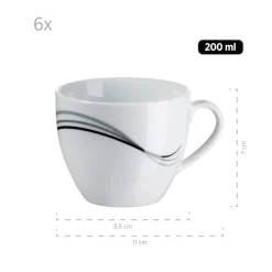 Die moderne Hausfrau Kombiservice, Porzellan TAJO