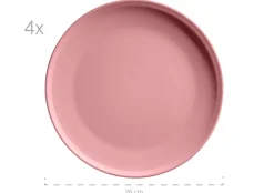 Die moderne Hausfrau Kombiservice, Steinzeug ALENIA Rosa