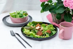 Die moderne Hausfrau Kombiservice, Steinzeug ALENIA Grau