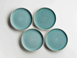 Die moderne Hausfrau Kombiservice, Steinzeug Elea Hellgrün