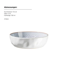 Die moderne Hausfrau Kombiservice, Steinzeug Elea Flieder