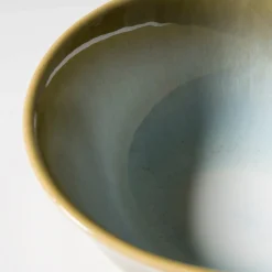 Die moderne Hausfrau Kombiservice, Steinzeug Flussufer blau, grün, weiß