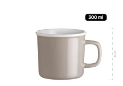 Die moderne Hausfrau Kombiservice, Steinzeug Maila Petrol, Altrosa, Beige, Dunkelblau