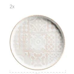 Die moderne Hausfrau Kombiservice, Steinzeug Trad. Tiles Weiß