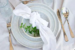 Die moderne Hausfrau Kombiservice, Steinzeug Trad. Tiles Weiß