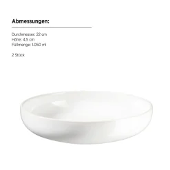 Die moderne Hausfrau Kombiservice, Steinzeug Unico Weiß