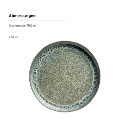 Die moderne Hausfrau Kombiset, Steinzeug Malea Grün