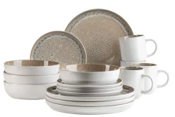 Die moderne Hausfrau Kombiset, Steinzeug Malea Beige