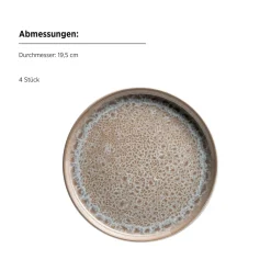 Die moderne Hausfrau Kombiset, Steinzeug Malea Beige