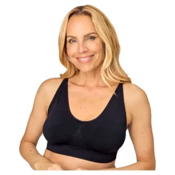 Damen Die moderne Hausfrau Komfort-Bustier, verstellbar schwarz