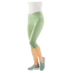 Damen Die moderne Hausfrau Komfort-Capri-Leggings "Leonie" salbei