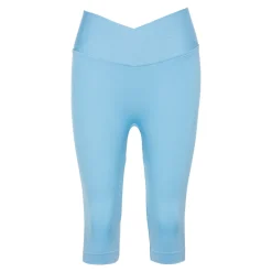 Damen Die moderne Hausfrau Komfort-Capri-Leggings "Leonie" hellblau