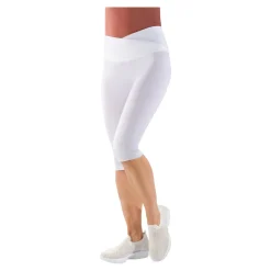 Damen Die moderne Hausfrau Komfort-Capri-Leggings "Leonie" weiß