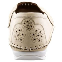 Damen Die moderne Hausfrau Komfort-Mokassin „Paradies“ beige