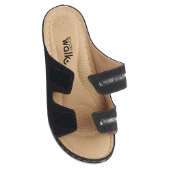 Damen Die moderne Hausfrau Komfort-Pantolette "Simone" schwarz