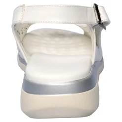 Damen Die moderne Hausfrau ﻿Komfort-Sandalette „Rose“ weiß