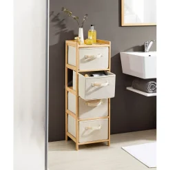 Die moderne Hausfrau Kommode „Bambus“, schmal