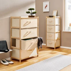 Die moderne Hausfrau Kommode „Bambus“, schmal