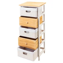 Die moderne Hausfrau Kommode „Rustiko“ 5 Fächer