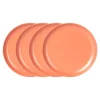 Die moderne Hausfrau Kuchenteller „Basic“, 4 Stück apricot