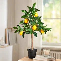 Die moderne Hausfrau Kunstbaum „Zitrone“
