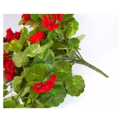 Die moderne Hausfrau Kunstblume "Hängegeranie" rot