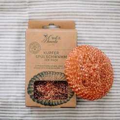 Die moderne Hausfrau Kupfer-Spülschwamm, 2 Stück