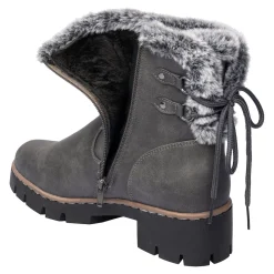 Damen Die moderne Hausfrau Kuschel-Boot „Beate“ grau