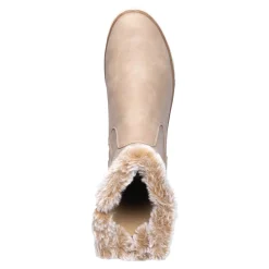 Damen Die moderne Hausfrau Kuschel-Boot „Beate“ taupe