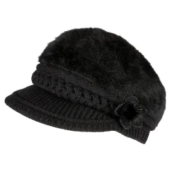 Damen Die moderne Hausfrau Kuschel-City-Mütze schwarz