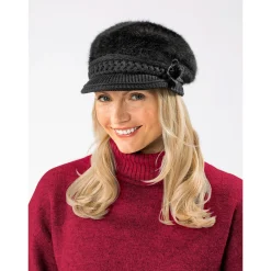 Damen Die moderne Hausfrau Kuschel-City-Mütze schwarz