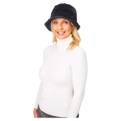 Damen Die moderne Hausfrau Kuschel-Hut „Olga“ schwarz