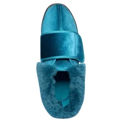 Damen Die moderne Hausfrau Kuschel-Kletthausschuh 