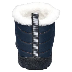 Damen Die moderne Hausfrau Kuschel-Kurzstiefelette „Flexi“ marine