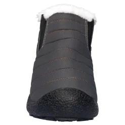 Damen Die moderne Hausfrau Kuschel-Kurzstiefelette „Flexi“ anthrazit