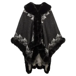 Damen Die moderne Hausfrau Kuschel-Poncho „Elegant“