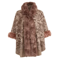 Damen Die moderne Hausfrau ﻿Kuschel-Poncho „Katharina“