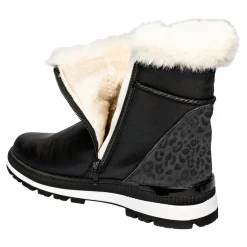 Damen Die moderne Hausfrau Kuschel-Stiefel mit Leder „Carina“