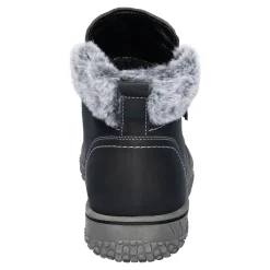 Damen Die moderne Hausfrau Kuschel-Stiefelette „Carmen“ schwarz