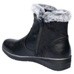 Damen Die moderne Hausfrau Kuschel-Stiefelette mit Leder „Mona“