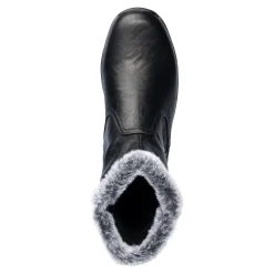 Damen Die moderne Hausfrau Kuschel-Stiefelette mit Leder „Mona“