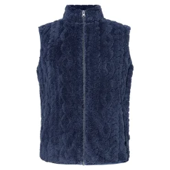 Damen Die moderne Hausfrau Kuschelweste „Klaudia“ dunkelblau