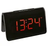 Die moderne Hausfrau LED Funk-Wecker schwarz