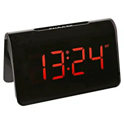 Die moderne Hausfrau LED Funk-Wecker schwarz