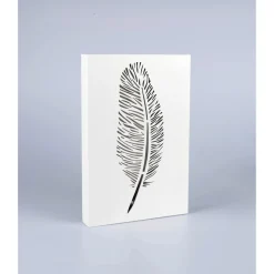 Die moderne Hausfrau LED-Bild „Leuchtfeder“