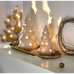 Die moderne Hausfrau LED-Deko "Winter-Tanne" groß