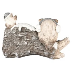 Die moderne Hausfrau LED-Dekofigur „Eulen“