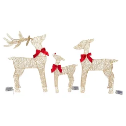 Die moderne Hausfrau LED-Dekofigur "Rentierfamilie"