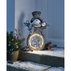 Die moderne Hausfrau LED-Dekofigur 