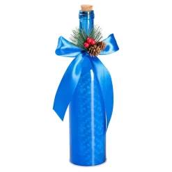 Die moderne Hausfrau LED-Deko-Flasche blau